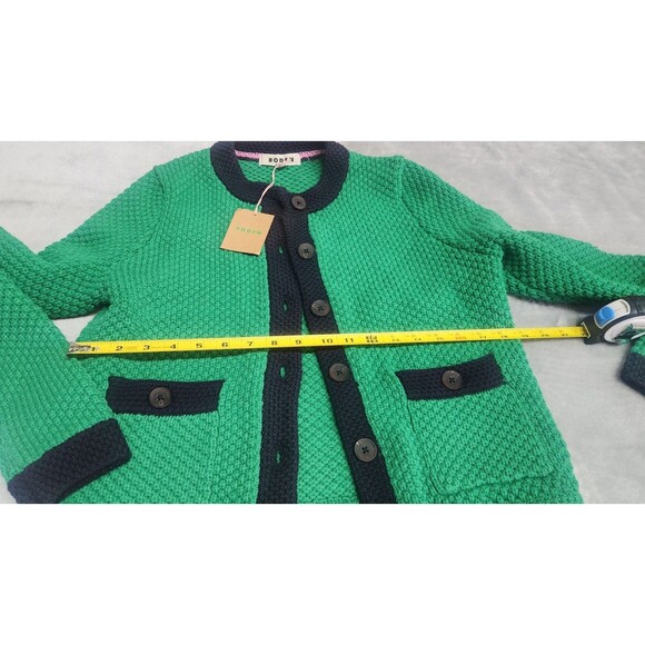 Boden Women's Size 2 Green Libby Knitted Jacket NWT - Picture 7 of 8